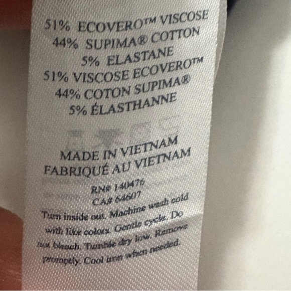 Faherty Men’s The All Time Shirt Navy Windowpane Casual Button Down,Tailored Fit - Picture 14 of 15